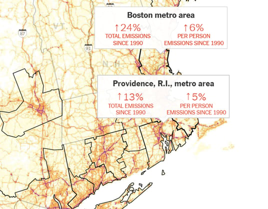 Boston and prov metro area emissions