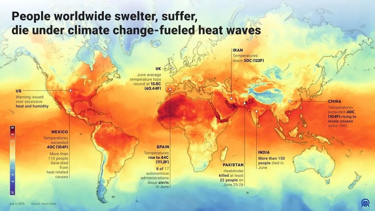 Highest global temperature recorded - EcoWatch