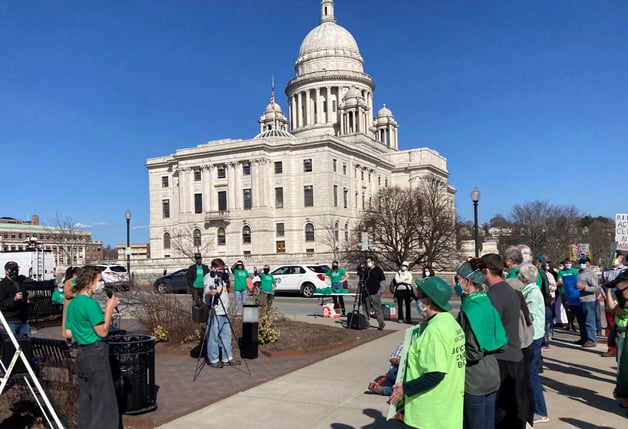 Kai speaks at State House