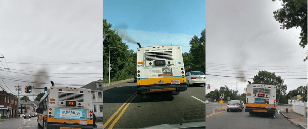 MBTA buses