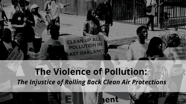 The Violence of Pollution blog cover