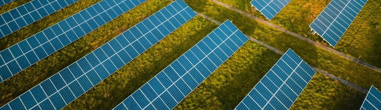 clean energy solar farm