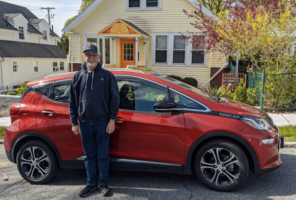 John Fitzmaurice with Chevy Bolt