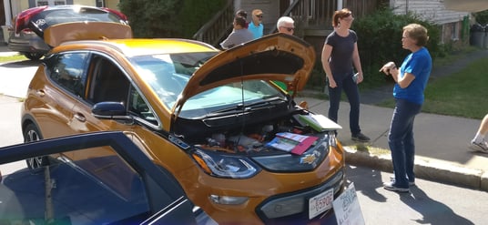 Melrose NDEW 2019 #11 orange Chevy Bolt