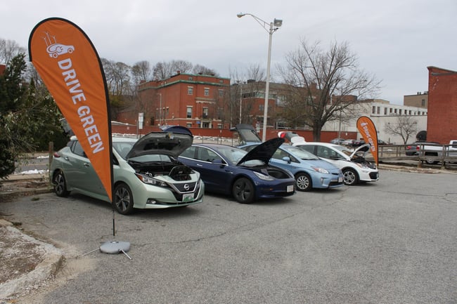 Pawtucket hydro cars drive green flag