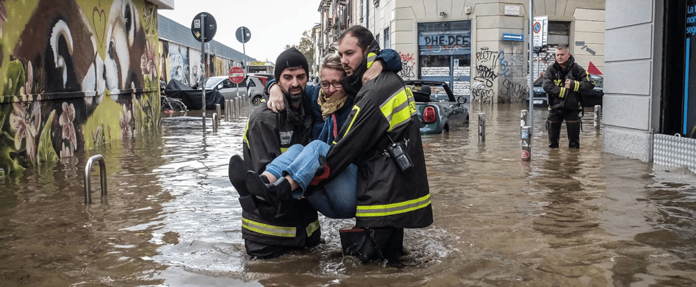 milan flooding