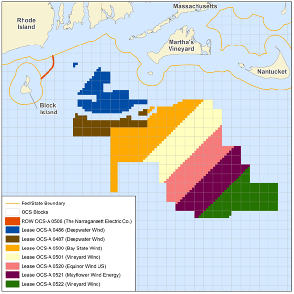 offshore wind lease areas