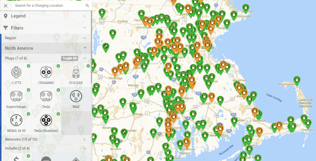 plugshare - ma and ri