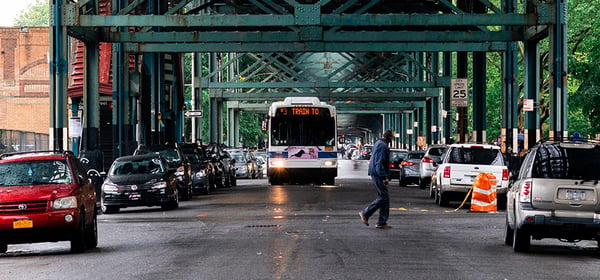 public transportation, bus, drive green, city