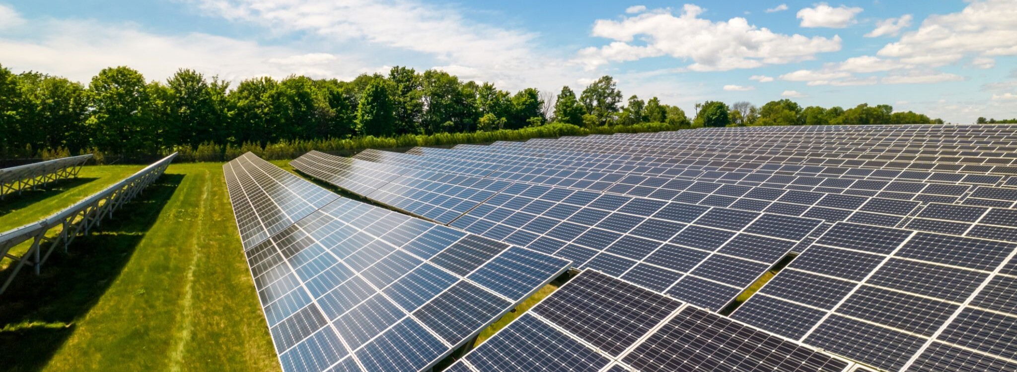 solar field - stock image