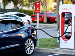 Tesla charging station