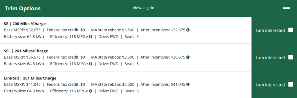 trims - EV finder blog