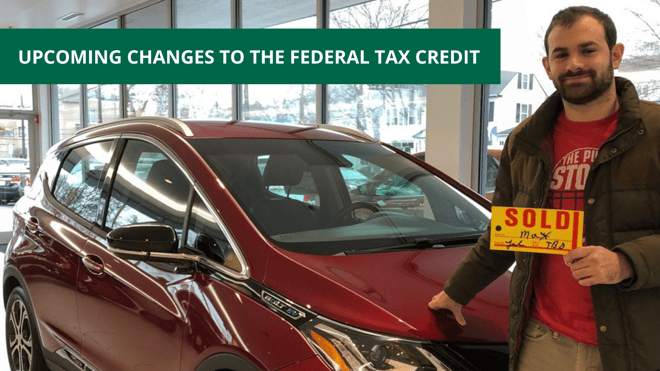 upcoming changes to the federal tax credit